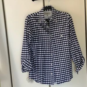 Jack Spade white and navy  button down.
